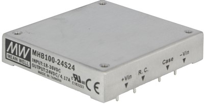 MHB100-24S24 Meanwell Power Supply 100W DC-DC Regulated single output Converter MHB100 MHB100-24S05 MHB100-24S12 YCICT