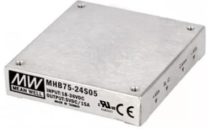 MHB75-24S Meanwell Power Supply 75W DC-DC half-brick Regulated Converter MHB75-24S05 MHB75-24S12 MHB75-24S24 YCICT