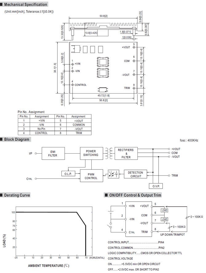 NSD15-12D Meanwell Power Supply 15W DC-DC Regulated Dual Output NSD15-12D5 NSD15-12D12 NSD15-12D15 NSD15-D NSD15-S YCICT