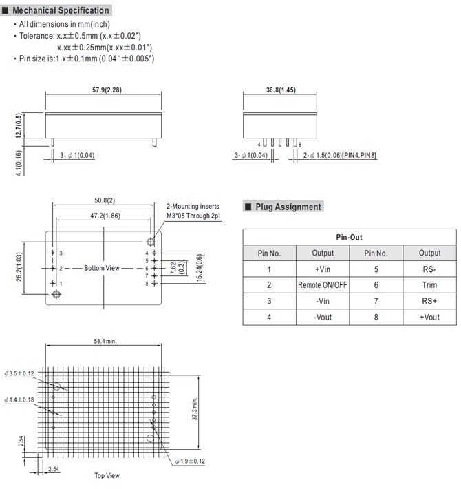 RQB150W3 Meanwell Power Supply 150W 60~160Vdc Input Railway DC-DC Converter 110S12 110S24 110S48 110S54 YCICT