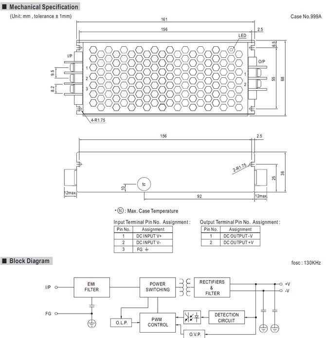 RSD-100 Meanwell Power Supply 100W Railway Single Output DC-DC Converter RSD-100B-5 RSD-100B-12 RSD-100B-24 YCICT