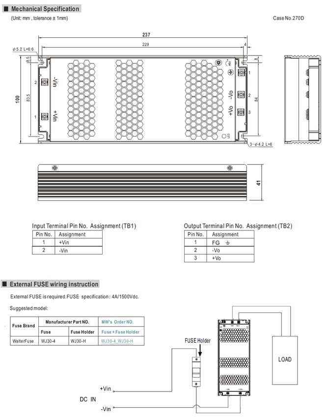 RSDH-300-48 Meanwell Power Supply 300W DC-DC Converter RSDH-300 RSDH-300-12 RSDH-300-24 RSDH-300-32 Enclosed type YCICT