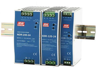 EDR-75-24 Meanwell Power Supply 75W Single Output Industrial Din Rail EDR-75 EDR-75-12 EDR-75-48 EDR series 24v YCICT